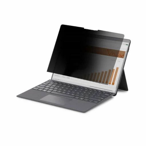 Picture of Startech.Com 4-Way 12.4in Surface Laptop Go 1/2/3 Privacy Screen Filter, Portrait/Landscape, Touch-Enabled, +/- 30 Deg. View, Blue Light Reduction, Matte Finish - 124SL-PRIVACY-SCREEN