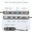 Picture of Startech.Com Usb-C Triple-Monitor Multiport Adapter, Dual 4K 60Hz + 4K 30Hz Hdmi & Displayport, 4-Port Usb Hub, 100W Pd Pass-Through, Gbe, Sd/Microsd Card Readers - 154B-USBC-MULTIPORT