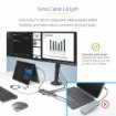 Picture of Startech.Com Usb-C Triple-Monitor Multiport Adapter, Dual 4K 60Hz + 4K 30Hz Hdmi & Displayport, 4-Port Usb Hub, 100W Pd Pass-Through, Gbe, Sd/Microsd Card Readers - 154B-USBC-MULTIPORT