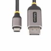 Picture of Startech.Com 10ft (3m) Usb-C To Displayport Adapter Cable, 8K 60Hz, 4K 144Hz, Hdr, Usb Type-C To Dp 1.4 Video Converter Cable, USB4/Thunderbolt 3/4 Compatible - 142-USBC-DP-8K-10F