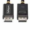 Picture of Startech.Com 1m Displayport 2.1 Cable, Vesa Certified DP80 Displayport Cable w/UHBR20/HDR/DSC 1.2a/HDCP 2.2, 16K/8K 60Hz, 4K 240Hz, 80Gbps, Dp 2.1 Cable, Uhd Monitor Cord, M/M - DP21-1M-DP80-CABLE