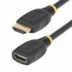 Picture of Startech.Com 18in (0.5m) Hdmi 2.0 Extension Cable, High Speed Hdmi Port Saver Cable, 4K 60Hz, Hdmi Male To Female Extension Adapter Cord, Hdmi Extension Cable, M/F - Hd2mf18inl