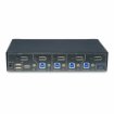 Picture of Startech.Com 4-Port Displayport Kvm Switch, Single 4K 60Hz Monitor, 6x Usb Ports, Push-Button & Hotkey Switching, Displayport 1.2, Os Independent, Taa Compliant - P4ad122-Kvm-Switch