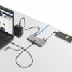 Picture of Startech.Com 2-Port Usb-C Hub with Ethernet and Rs-232, Attached Usb-C To Usb-A Dongle, 100W Pd Pass-Through, 2x Usb-A 5Gbps, Gigabit Ethernet, RS232 Serial (Ftdi) - 5G2a1sgbb-Usb-C-Hub