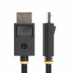 Picture of Startech.Com 2m Displayport 2.1 Cable, Vesa Certified DP40 Displayport Cable w/UHBR10/HDR/HDCP 2.2, 8K 60Hz/4K 144Hz W/Dsc 1.2a, 40Gbps, Dp 2.1 Cable, Uhd Monitor Cord, M/M - DP21-2M-DP40-CABLE
