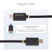Picture of Startech.Com 2m Displayport 2.1 Cable, Vesa Certified DP40 Displayport Cable w/UHBR10/HDR/HDCP 2.2, 8K 60Hz/4K 144Hz W/Dsc 1.2a, 40Gbps, Dp 2.1 Cable, Uhd Monitor Cord, M/M - DP21-2M-DP40-CABLE