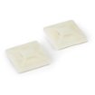 Picture of Startech.Com 100 Pack Cable Tie Mounts with Adhesive Tape for 0.18 In. (4.6 Mm) Wide Ties - Nylon/Plastic Zip Tie Mounts - Electrical/Network Cable Wrap Mounts / 94V-2 Fire & Ul Rated Taa - CBMCTM2