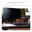 Picture of Startech.Com 27-Inch 16:9 Computer Monitor Privacy Screen, Hanging Acrylic Filter, Quick-Install Security Shield, Monitor Screen Protector, +/- 30 Deg. View, Glossy - 2769A-PRIVACY-SCREEN