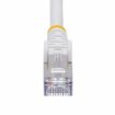 Picture of Startech.Com 10m White CAT8 Ethernet Cable, Snagless RJ45, 25G/40G, 2000MHz, 100W Poe++, S/Ftp, 26AWG Pure Bare Copper Wire, Lszh, Shielded Network Patch Cord W/Strain Reliefs, Fluke Channel Tested - NLWH-10M-CAT8-PATCH