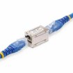Picture of Startech.Com Shielded RJ45 Coupler, Inline Cat6a Coupler, Female To Female (F/F) T568B Pinout, Shielded Ethernet Cable Extension - IN-CAT6A-COUPLER-S1