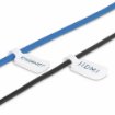 Picture of Startech.Com 3.5in (9cm) Cable Labels, 100 Pack, White, Hook-To-Hook Fastener Cable Tags, Write-On Cord Labels for Cable Management, Cord Identification Tags - Cable-Tag-Hlwh