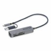 Picture of Startech.Com Fcreadmicro3v2 Card Reader Usb 3.2 Gen 1 (3.1 Gen 1) Type-C Grey - Fcreadmicro3v2