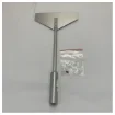 Aluminium Windvane Tale Short Silver Coated - GZ000601 product image