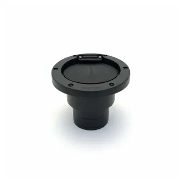 Vetus Tru-Hull Plastic Exhaust Output with Valve D75 mm Black - TRC75PV product image