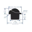 Ritchie Helmsman Build-In Compass Black - HF-743 24V product image