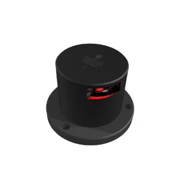 Lopolight Port Sidelight Black RED Navigation Light 2NM - 301-009-PRO product image