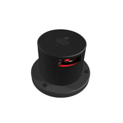 Lopolight Port Sidelight Black RED Navigation Light 2NM - 301-009-PRO product image