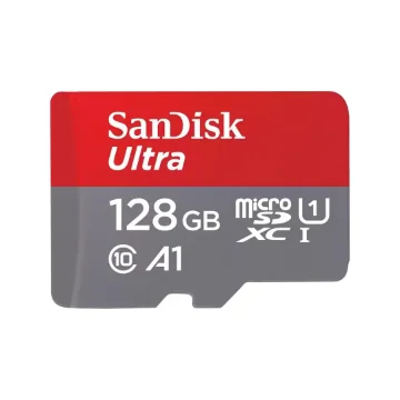Picture of Sandisk Ultra 128 Gb Uhs-I Class 10 Microsdxc Memory Card - SDSQUAB-128G-GN6MA