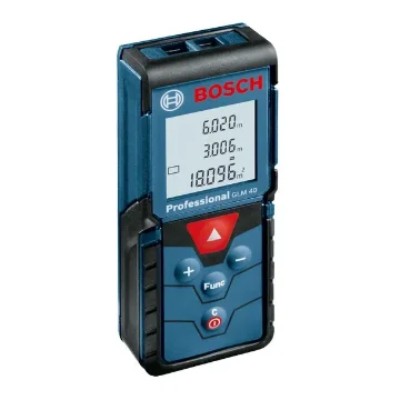 Picture of Bosch Glm 40 Laser Distance Meter Black, Blue 40 M - 0601072900