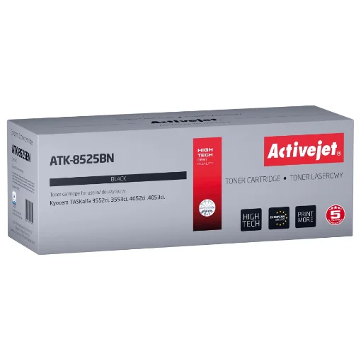Picture of Activejet ATK-8525BN Toner (Replacement for Kyocera TK-8525K; Supreme; 30000 Pages; Black) - ATK-8525BN