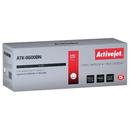 Picture of Activejet ATK-8600BN Toner (Replacement for Kyocera TK-8600K; Supreme; 30000 Pages; Black) - ATK-8600BN