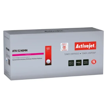 Picture of Activejet ATK-5240MN Toner (Replacement for Kyocera TK-5240M; Supreme; 3000 Pages; Magenta) - ATK-5240MN