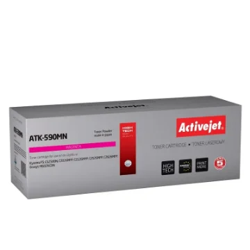 Picture of Activejet ATK-590MN Toner (Replacement for Kyocera TK-590M; Supreme; 5000 Pages; Magenta) - ATK-590MN