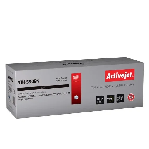 Picture of Activejet ATK-590BN Toner (Replacement for Kyocera TK-590K; Supreme; 7000 Pages; Black) - ATK-590BN