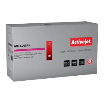 Picture of Activejet ATH-6003AN Toner (Replacement for Hp 124A Q6003A, Canon CRG-707M; Premium; 2000 Pages; Magenta) - ATH-6003AN