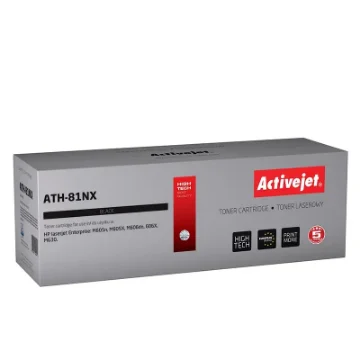 Picture of Activejet ATH-81NX Toner (Replacement for Hp 81X CF281X; Supreme; 25000 Pages; Black) - ATH-81NX