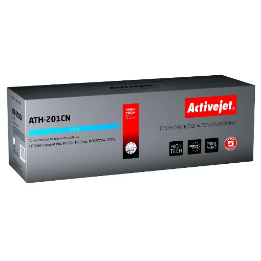 Picture of Activejet ATH-201CN Toner (Replacement for Hp 201A CF401A; Supreme; 1400 Pages; Blue) - ATH-201CN