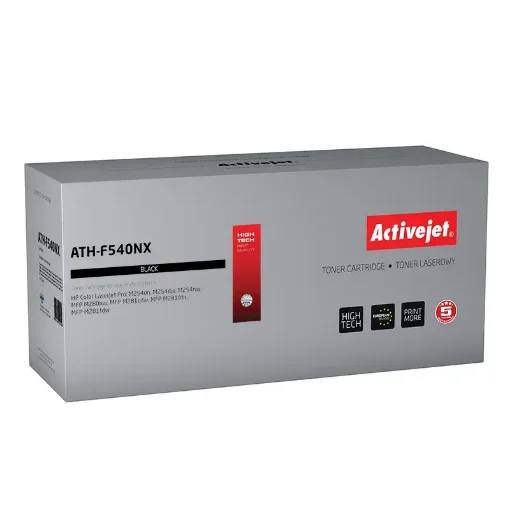 Picture of Activejet ATH-F540NX Toner (Replacement for Hp 203X CF540X; Supreme; 3200 Pages; Black) - ATH-F540NX