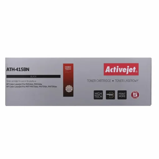Picture of Activejet Toner ATH-415BNX (Replacement Hp 415X W2030X; Supreme; 7500 Pages; Black) - ATH-415BNX