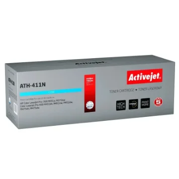 Picture of Activejet ATH-411N Toner (Replacement for Hp 305A CE411A; Supreme; 2600 Pages; Cyan) - ATH-411N