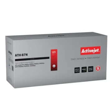 Picture of Activejet ATH-87N Toner (Replacement for Hp 87A CF287A; Supreme; 9000 Pages; Black) - ATH-87N