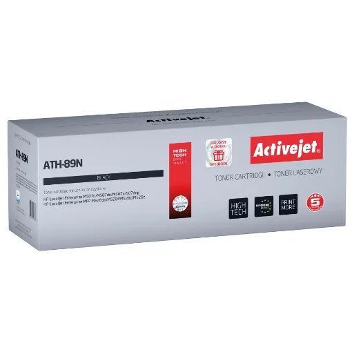 Picture of Activejet ATH-89N Toner (Replacement for Hp CF289A; Supreme; 5000 Pages; Black) - with Chip - ATH-89N