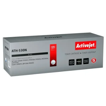 Picture of Activejet ATH-530N Toner (Replacement for Hp 304A CC530A, Canon CRG-718B; Supreme; 3800 Pages; Black) - ATH-530N