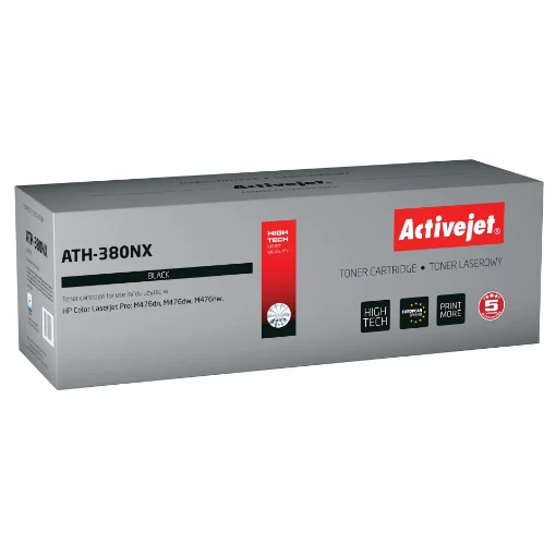 Picture of Activejet ATH-380NX Toner (Replacement for Hp CF380X; Supreme; 4400 Pages; Black) - ATH-380NX