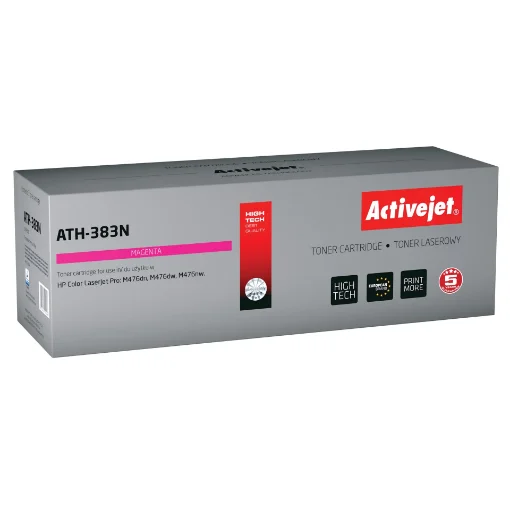 Picture of Activejet ATH-383N Toner (Replacement for Hp CF383A; Supreme; 2700 Pages; Magenta) - ATH-383N
