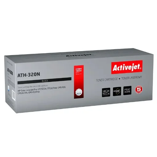 Picture of Activejet ATH-320N Toner (Replacement for Hp 128A CE320A; Supreme; 10000 Pages; Black) - ATH-320N