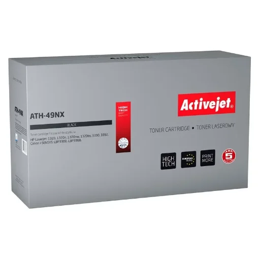 Picture of Activejet ATH-49NX Toner (Replacement for Hp 49X Q5949X, Canon CRG-708H; Supreme; 6000 Pages; Black) - ATH-49NX