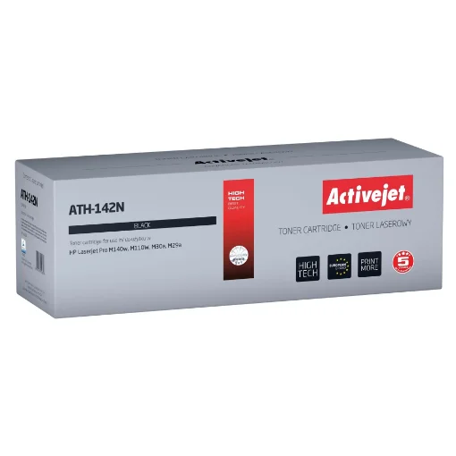 Picture of Activejet ATH-142N Toner for Hp Printer, Replacement Hp 142A W1420A; Supreme; 950 Pages; Black - ATH-142N