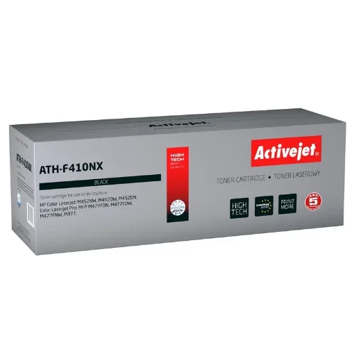 Picture of Activejet ATH-F410NX Toner (Replacement for Hp 410X CF410X; Supreme; 6500 Pages; Black) - ATH-F410NX