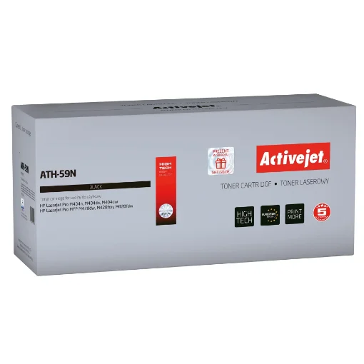 Picture of Activejet ATH-59N Toner (Replacement for Hp 59A CF259A; Supreme; 3000 Pages; Black)- Without Chip - ATH-59N