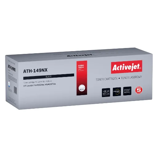 Picture of Activejet Toner ATH-149NX (Replacement Hp 149X W1490X; Supreme; 9500 Pages; Black) - ATH-149NX