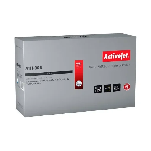 Picture of Activejet ATH-80N Toner (Replacement for Hp 80A CF280A; Supreme; 3500 Pages; Black) - ATH-80N