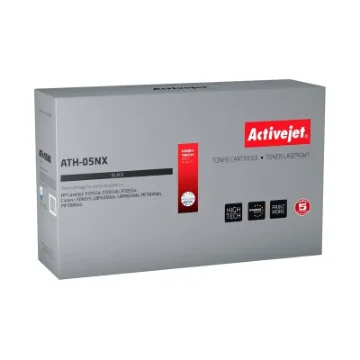 Picture of Activejet ATH-05NX Toner (Replacement for Hp 05X CE505X, Canon CRG-719H; Supreme; 6500 Pages; Black) - ATH-05NX