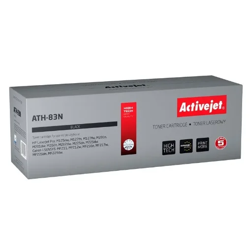 Picture of Activejet ATH-83N Toner (Replacement for Hp 83A CF283A, Canon Crg-737; Supreme; 1500 Pages; Black) - ATH-83N