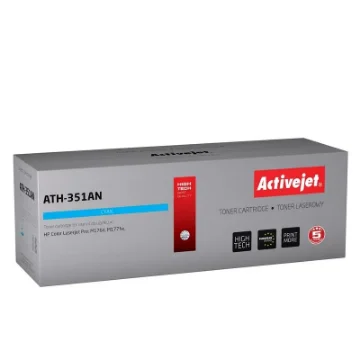 Picture of Activejet ATH-351AN Toner (Replacement for Hp CF351A; Supreme; 1100 Pages; Cyan) - ATH-351AN