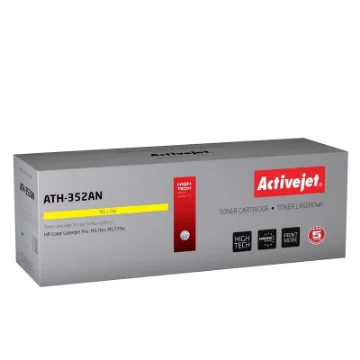 Picture of Activejet ATH-352AN Toner (Replacement for Hp CF352A; Supreme; 1100 Pages; Yellow) - ATH-352AN